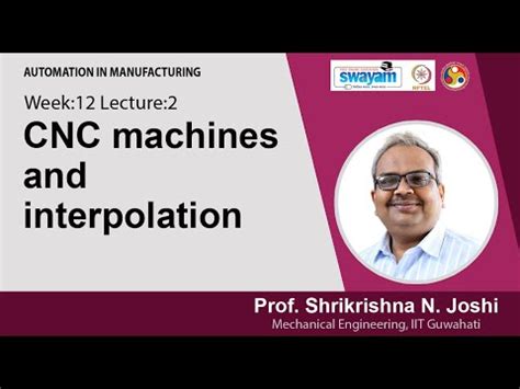 Lec 37: CNC machines and interpolation 